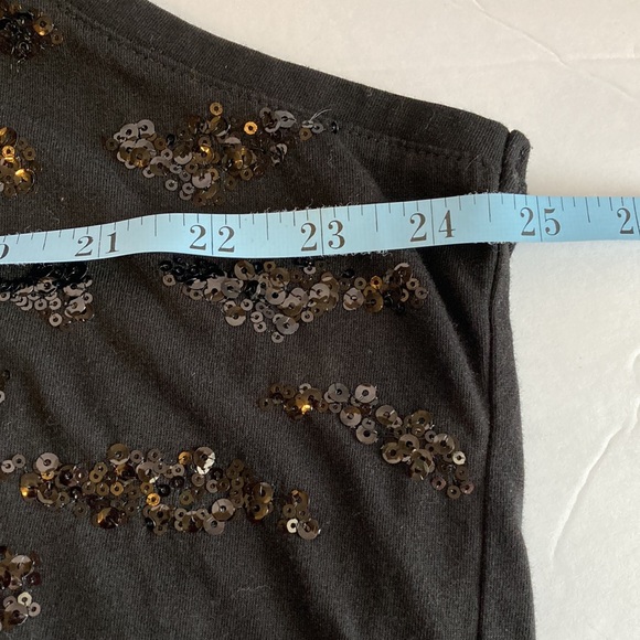 Onque Woman Black Sequined Tank Top Size 2X - Picture 8 of 8